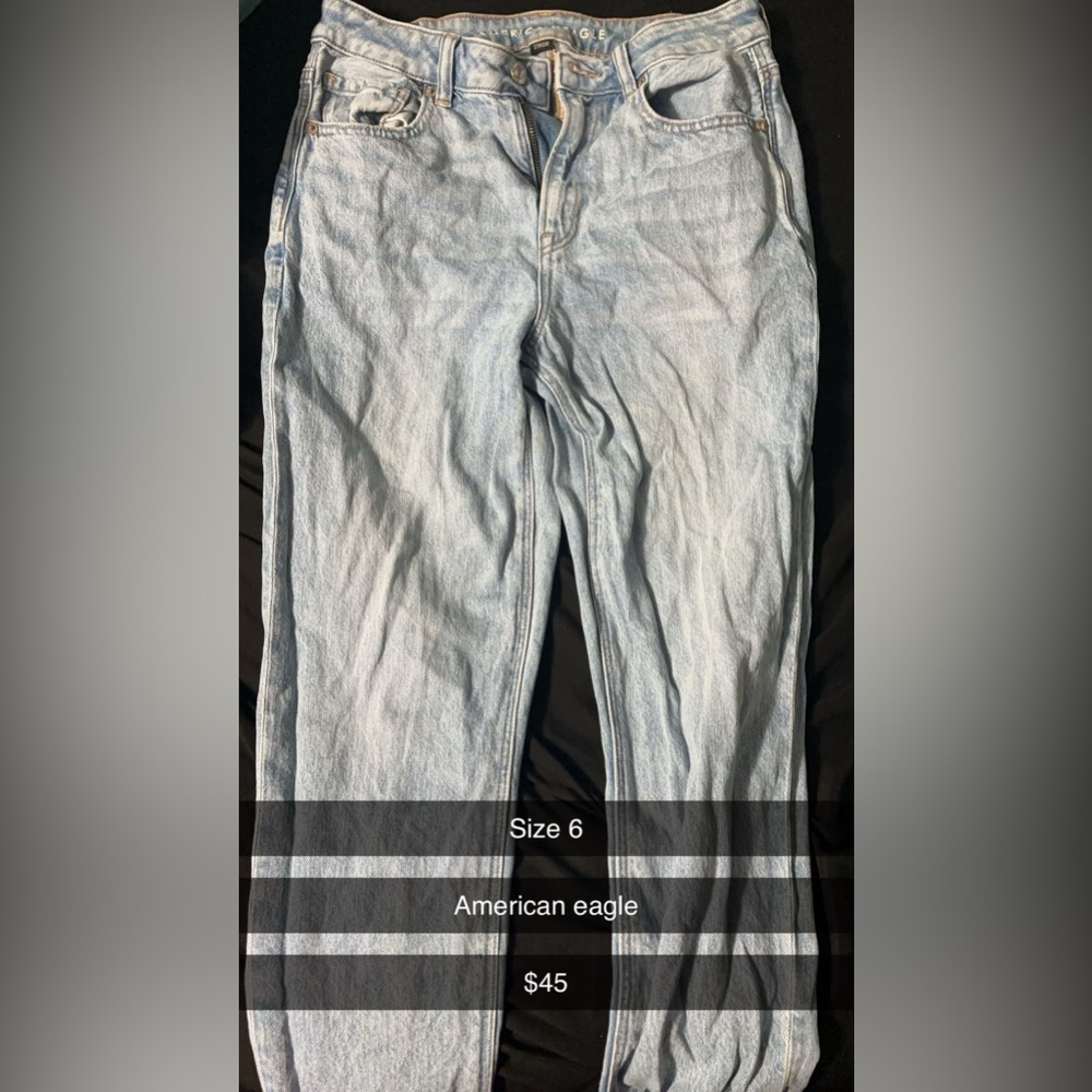 Size 6 long American eagle Jean